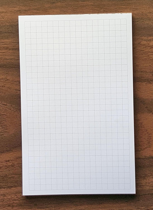 Graph Note Pad - 5" x 8", 50 Sheets, 1/4" Grid Spacing, Heavyweight Paper