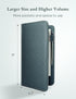 Green Server Book with Zipper Pocket and Magnetic Closure Server Booklet Waitress Book Serving Book with Money Pocket