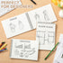 Graph Paper Spiral Notepad A5, Top Wirebound Notepad, 140 Pages for Writing, Sketching, Office Supplies (Kraft, 12 Pack)