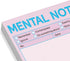 Knock Knock Mental Note to Do Sticky Note Pad, 1-Count, 3 x 3-inches, 100 Sheets (Pastel Edition)