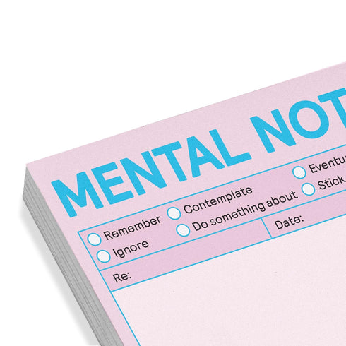 Knock Knock Mental Note Sticky Notes (Pastel Edition)