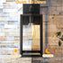 E26 SHINE HAI Dusk to Dawn Outdoor Wall Lantern, Exterior Sensor Light Fixture with Base Socket, Waterproof Wall Mount