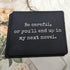 Wish State 2 Pack Careful Or You'll End Up My Novel Mouse Pad Funny Writing Gift for Author Office Desk Accessory