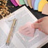 Jetec 900 Sheets Heart Transparent Sticky Notes, 18 Translucent Clear Memo Pad for Office School