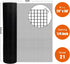1/4 Inch 21 (24" 50 Hardware Cloth, Gauge Black Vinyl Coated Welded Wire Mesh Roll x FT) Heavy Duty for Chicken Coop