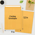 SUNEE 9x12 Envelopes, Self-Seal Catalog Mailing, 100 Count, Ultra Strong Quick-Seal, Brown Kraft