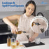 EHOMEA2Z Shaved Ice Pourers 12 Pack, Ideal for Snow Cone Syrup Bottles, Shaved Ice Syrups, Free Flow Pourers (Black)