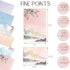 Better Office Products Mini Stationery Set of 100, Japanese Paper (50 Lined Sheets + 50 Envelopes), 5.5 x 8.25 inch, 9
