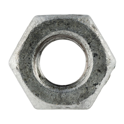 MAKERS BOLT 1/4"-20 (100 Pack) 2 Industrial/Commercial B18.2.2 Galvanized Grade Hex Nuts, Coarse Thread, Hot Dipped