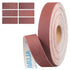 150 Grit Continuous Sandpaper Roll, 1" x 32.12 Feet Emery Cloth for Metalworking and Home Improvement