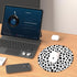Boutilon Round Mouse Pad, Non-Slip Rubber Base, Washable Small Mouse Mat 7.9 x 7.9 Inch for Computer, Office