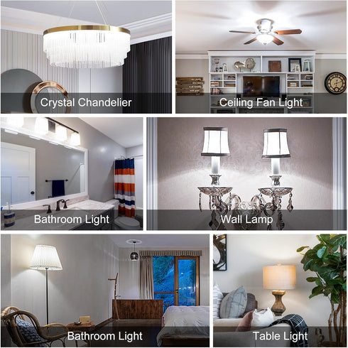 E11 LED Bulb Dimmable, JDE11 120V, 100W Halogen Equivalent, 10W 1000 Lumen, E11 Bulbs, Pack of 2