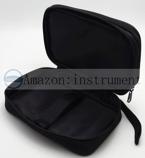 TH19 Double Layered Padded Zipper Soft Case with Wrist Strap for Multimeter Meter