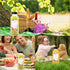 20pcs 12oz SUPERLELE Plastic Juice Bottles with Caps, Reusable Juicing Bottles, Clear Drink Containers with Lids