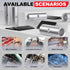 AIRIC Heat Shrink Butt Connectors 4 AWG, 6 Pcs Waterproof Electrical Crimp Splice Terminal for Auto Repair