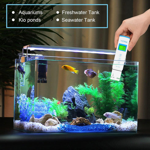 2nd Swimming YINMIK Digital pH Meter TDS Meter Combo Accurate Measurement for pH TDS EC Temp with ATC, Generation Water