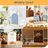 8X10 -6 Pack Acrylic Sign Holder Gold Frames Double Sided Sign Stand for Picture Frames Wedding Table Number Menu