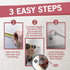Jack N’ Drill 15 Pack Spring Door Stoppers, 3.1" Heavy Duty Satin Nickel, Child & Pet Friendly