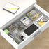 Simple Houseware 30 Pack Clear Plastic Drawer Organizers (9S, 10M, 7L, 2XL, 2XXL)