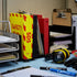 Avery Heavy-Duty Industrial SDS Binder, 1.5 One-Touch EZD Rings, 400-Sheet Capacity, Yellow/Red Border