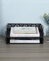 EasyPAG Stackable Letter Tray Organizer - 2 Tiers, A4 Paper Sorter, Mesh File Paper Tray, Black