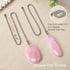 LFERS 2 12" LEFERS Ceiling Fan Pull Chain, Pieces Natural Gemstone Pendants with Ceiling Fan Chain Extender
