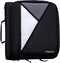 Case-it The Universal Zipper Binder - 2 Inch O-Rings - Padded Pocket for up to 13 Inch Laptop/Tablet - 400 Page Capacity