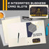Better Office Products 50-Pack Two Pocket Portfolio Folders, White, Letter Size Paper Folders, 50 Pieces, Clean White