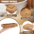 8.3 4.7 BTSKY Small Remote Basket for Coffee Table Entryway Living Room Rattan Serving Tray x Handwoven Wicker Baskets