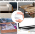 Fukaisu 16pcs 1.6in Anti-Slip Cutting Board Feet, Non-Slip Square Self-Adhesive Silicone Pads, Reusable Washable Rubber