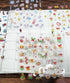 ZMLSED 28 Pre-Cut Mini Stickers Book, Tiny Star Bread Theme Stickers for Journals Planners Scrapbooking DIY Decoration