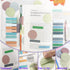 Potanro 1750Pcs Transparent Sticky Tabs, Round Clear Repositionable Page Markers for Office and Aesthetic Bible Supplies