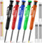 Hiboom 5 Pcs Mechanical Carpenter Pencil with 30 Pcs Refills, Needle Nose Tip Hole Marker for Woodworking