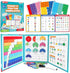 FADAWU Magnetic Fraction Educational Puzzle, Magnetic Fraction Demonstration Book with Fraction Tiles &