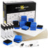Magicfly Double-Sided Small White Board, 9 x 12 Inches, Bulk Pack of 16 Mini Dry Erase Lap Boards with 16 Pens, Erasers