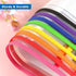 8 Pack 10 14 Inch 8 Tamaki Dry Erase Pockets Sleeves with Rings, x Ticket Holders Clear Plastic Sheet Protectors