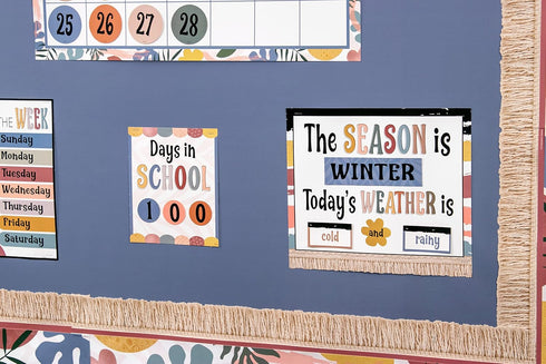 Teacher Created Resources Large Wonderfully Wild Calendar Bulletin Board