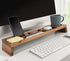 Natural Wood Desk Organizer - Multi-Compartment Wooden Caddy for Home, Office, Cubicle Accessories - Pencil Storage Tray