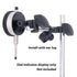 MGBR-02 176lbs Clockwise Tools Magnetic Base Stand for Digital Dial Indicator Gauge Max Pull