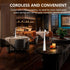 baishezhuan 3-Levels 48 Portable LED Table Lamp Brightness, Rechargeable Battery Up to Hours Usage, Night Light