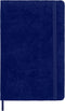 Moleskine Limited Edition Velvet Notebook, Hard Cover, Large (6" x 9"), Ruled/Lined, Iris Purple, 240 Pages