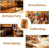 13.8x8.3x3.5 (50PCS) Bread Bags for Homemade Bread With Tin Tie Tab and Clear Front Window, in Large Kraft Bakery Bags
