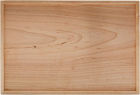 pandapark Wood Organizer Tray, Black Walnut, Desk & Drawer Storage Box (Maple Master)