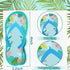 Flip Flop Sticky Notes Luau Party Favors Hawaiian Fun Note Pads Summer Themed Flip Flop Note Pads Beach Notepad Self Stick Colorful Flip Flop Notepads Adhesive Memo Pads for Kids (Slipper, 24 Packs)