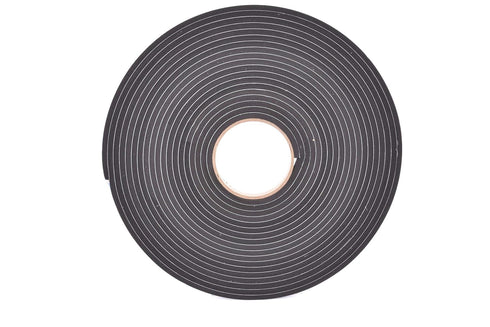 Sponge Neoprene Stripping W/Adhesive 1/2in Wide X 1/4in Thick X 37.5ft Long