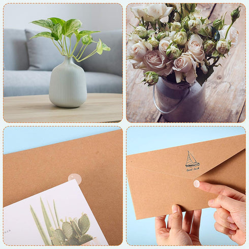 Double Sided Adhesive Dots, Clear Glue Point Tape Stickers, Strong Adhesive Dot Sticker for Craft DIY Office Supply