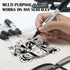 72 Pack 0.7mm, cloudriver Dry Erase Markers Ulta Fine Tip, Black Whiteboard Marker, Low Odor, For Office And Home