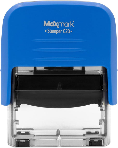 Scanned Self Inking Stamp, Printer 20 Style 2, Blue Ink