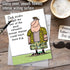 NobleWorks Jumbo Funny Father's Day Card w/Envelope, 8.5 x 11, Humor Notecard, Gift for Dad, Stepdad, Grandpa, Papa -