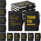 Kosiz 10 Set Employee Appreciation Gifts | Inspirational Notebooks and Motivational Pen Bulk A5 PU Leather Journal for